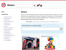 Tablet Screenshot of globos.nl